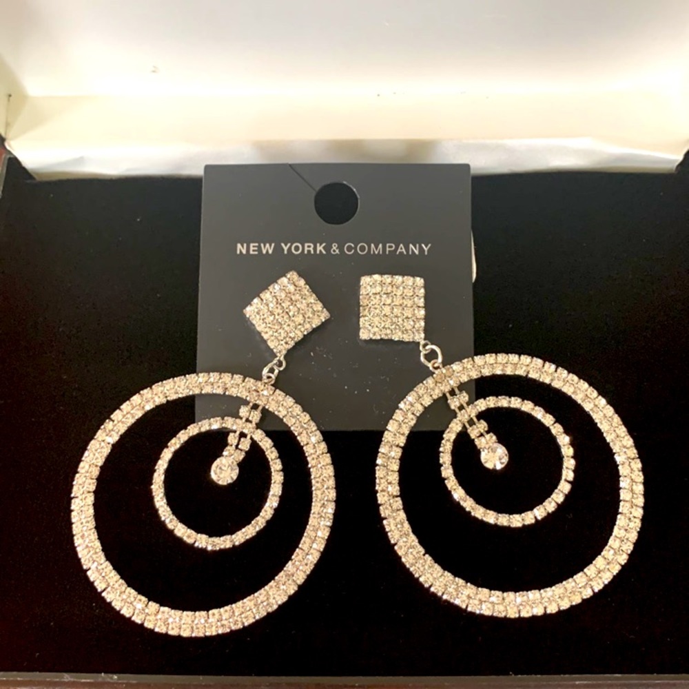 New York & Company Rhinestone Earrings